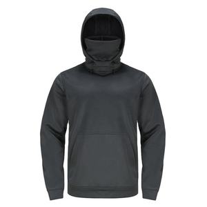 Fournisseur de sweat-shirts à capuche en polaire respirant de haute technologie pour hommes, personnalisés, avec masque, couleur unie, sweat-shirt à capuche uni - Product Image 1