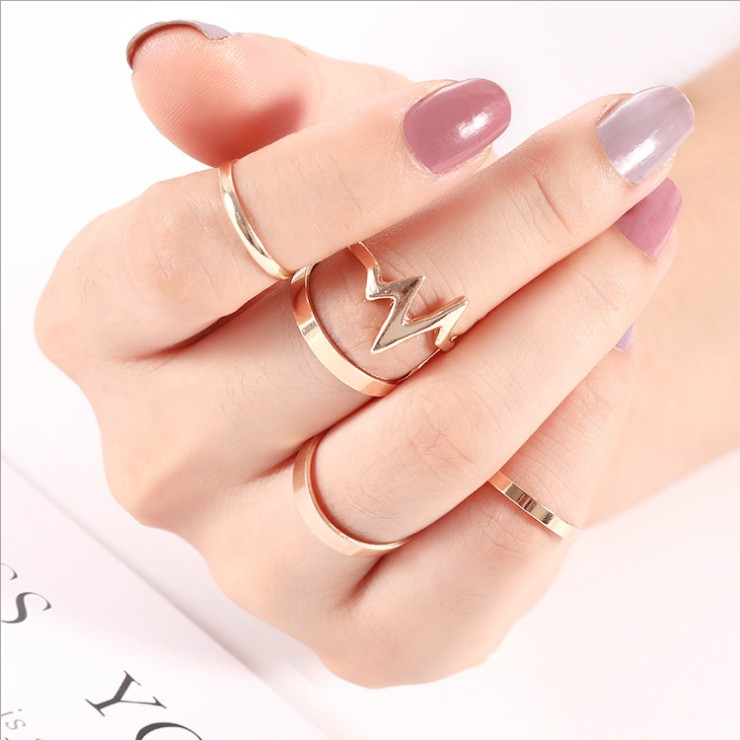Anillo De Relámpago De Amante Coreano Joyas Elegantes Para Y Anillo De Relámpago De Amante Coreano Joyas Elegantes Para Y