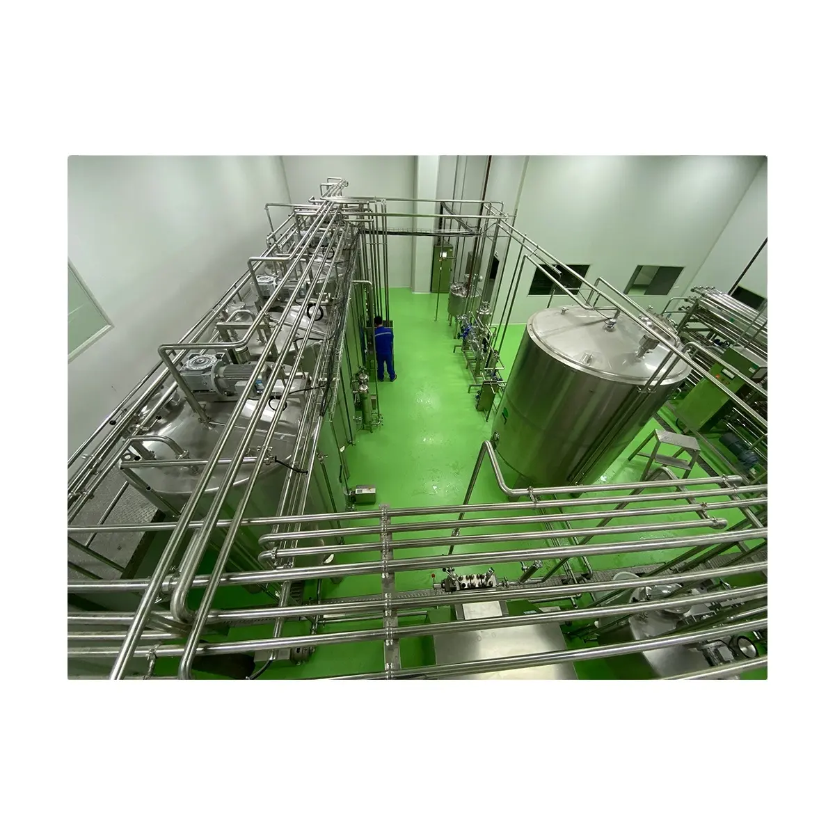 दूध पाउडर स्रोत 2t/एच कप और बोतल पैकिंग दही उत्पादन लाइन मशीनों और उपकरणों के लिए डेयरी उद्योग