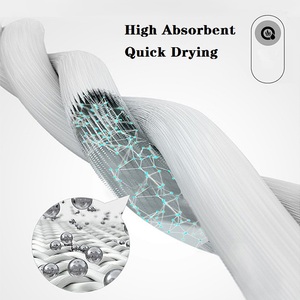 Cao Thấm Sang Trọng Mềm Khách Sạn Và Nhà Tắm Khăn Nhanh Chóng Vận Chuyển Sọc Bông Dệt Kỹ Thuật Phòng Tắm Khăn - Product Image 3