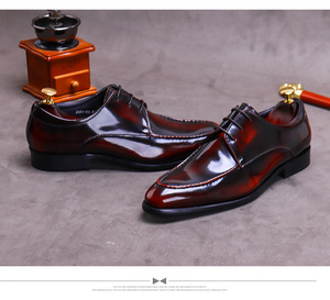 Nouvelles Chaussures Habillées en Cuir Oxford pour Hommes, Modèle 2026, à Enfiler, pour l'Automne – Sur Mesure pour Soirées - Product Image 4