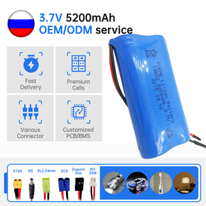 5200mAh 3.7V充電式18650 Li Ionバッテリーパックポータブルファン用大容量リチウムイオン電池 - Product Image 4