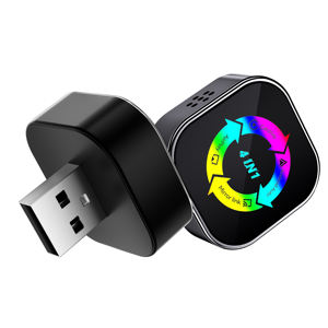 อะแดปเตอร์ Carplay 4 in 1 แบบไร้สาย รองรับ Low Latency Plug & Play แปลงสัญญาณ Wireless Carplay Android Auto Mirror Link Airplay สำหรับการเชื่อมต่อในรถยนต์ - Product Image 1