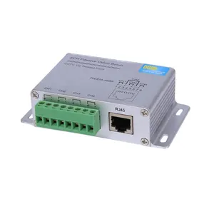 سبائك الألومنيوم 4 قناة نشط السلبي فيديو Balun بنفايات جهاز ريسيفر استقبال وإرسال 4CH UTP Cat5 RJ45 دعم HDCVI/AHD/TVI كاميرا