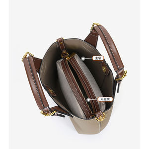 การออกแบบใหม่ล่าสุดคุณภาพสูงแฟชั่นกระเป๋าหนังแท้กระเป๋าถือสตรีไหล่Crossbodyกระเป๋าSac Aหลัก<span class=keywords><strong>Dame</strong></span> - Product Image 4