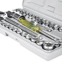 Vente en gros 40 pièces 3/8 Allemagne Kit d'outils de réparation automobile Jeu de clés à douille à cliquet avec outils de véhicule de haute qualité
