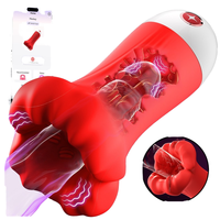 JiaYi Big Mouth Aircraft Cup Fernbedienung Vibrations-USB-Akku Wasserdicht 9-Gang-Simulation Tragbar