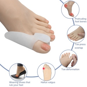 Cuidado DE LOS PIES Alivio del dolor Gel de silicona Hallux Valgus Corrector Separador de dedo gordo del pie - Product Image 6
