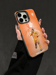 <span class=keywords><strong>Cover</strong></span> per <span class=keywords><strong>iPhone</strong></span> 16/15/14/13/12 ProMax con Giocatore di Calcio Olandese Sfumato <span class=keywords><strong>Arancione</strong></span>, Custodia Opaca Antiurto Personalizzata - Product Image 4