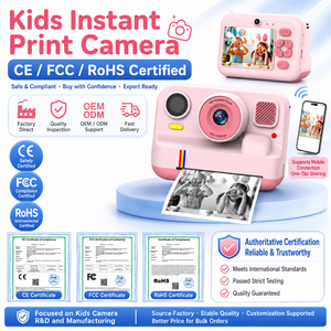 <span class=keywords><strong>Appareil</strong></span> <span class=keywords><strong>Photo</strong></span> <span class=keywords><strong>Instantané</strong></span> Enfants K12Pro Double Objectif Vidéo 1080P Portable pour Voyage Impression MicroSD Plastique Écran 2.4 Pouces - Product Image 1