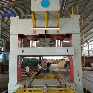 Máquina de prensado en frío <span class=keywords><strong>Recon</strong></span> Veneer, preprensa hidráulica de bloques de madera con moldeador - Product Image 1