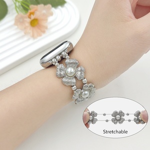 Soldes Exceptionnelles : Bracelets Élastiques en Tissu pour Montres <span class=keywords><strong>Apple</strong></span> <span class=keywords><strong>Watch</strong></span> Séries 4 à 7 et SE - Product Image 5