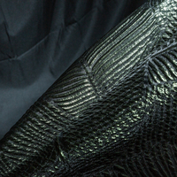 KEER Usine Personnalisée Vente en Gros TDJ1585M-L Vente en Gros Automne Hiver Abstrait Rayure Dark Dot Style Populaire Robe Jupe Brocart Polyester Jacquard Tissu
