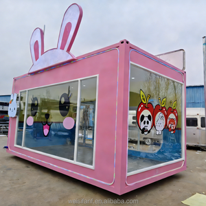 Carrito de Comida Móvil con Temática de <span class=keywords><strong>Conejos</strong></span> - Puesto de Venta Comercial con Marca Personalizada, Ideal para Parques Temáticos, Venta Ambulante y Eventos Temáticos - Product Image 5