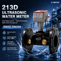 Medidor de Flujo Digital Tai'an Xinhaitai DN50 RS485 de Gran Diámetro con Brida, Doble Canal, OEM, de Hierro Fundido, Ultrasónico para Agua