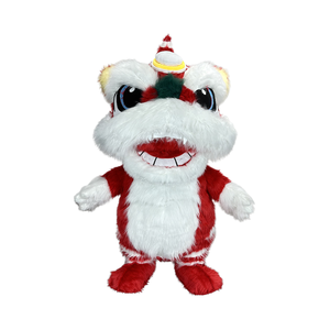 Nouveau Costume de mascotte de danse du Lion chinois Costume de Cosplay de bête mythique à fourrure gonflable pour adultes pour la célébration du Festival du printemps - Product Image 2