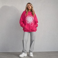 Sweat à capuche en molleton de coton et fibre de bambou pour homme, imprimé par transfert thermique, poche kangourou, coupe classique, streetwear