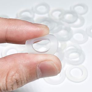 Junta de Silicona Transparente Blanca Resistente al Calor y Antideslizante, Anillo de Sellado Impermeable - Product Image 3
