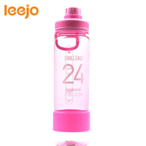 Botella de agua deportiva, frasco transparente de plástico para senderismo, novedad - Product Image 3