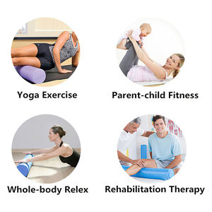 Rouleau en mousse haute densité Yoga <span class=keywords><strong>Pilates</strong></span> Physiothérapie Massage des tissus profonds Soulagement de la tension musculaire Rouleau Fascia - Product Image 5