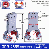 Manipulateur robot collaboratif industriel de la série Gripper à entrée d'air latérale GPR, avec embout de préhension haute précision pour assemblage