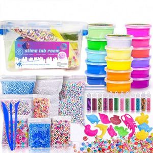 High Quality Educational DIY Slime Kit for Kids Crystal Clear & Colorful Sticky Relief Toys with Stars Glitters Playdough Slime - Product Image 1