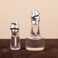 Emballage personnalisé unique en forme ronde vide pour rouge à lèvres liquide ou gloss 3,5 ml