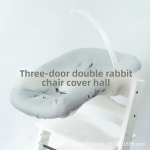 Kit de Arnés de Seguridad y Cojín de Asiento de Algodón de Cuatro Piezas para Silla Alta Stokke Tripp Trapp con Acolchado Suave y Confort Reforzado - Product Image 2
