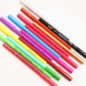 <span class=keywords><strong>KAJAL</strong></span>-delineador de ojos de larga duración, delineador de gel multicolor, resistente al agua, negro - Product Image 1