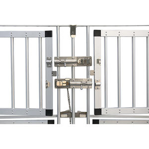 TYXD 4 cuccette in alluminio pieghevole Dog Show Trolley pieghevole gabbia per animali con ruote - Product Image 5