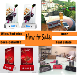 Phổ Nhiều USB Quảng Cáo Bảng Top Lều Đứng Chủ Cafe Menu Ngân Hàng Điện Nhà Hàng Xách Tay Rohs 6000Mah LED Hiển Thị - Product Image 5