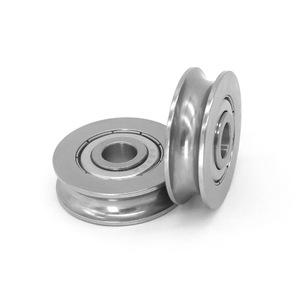 Rail de guidage non standard à roulement à billes à gorge profonde en forme de U, sans poulie, en acier inoxydable S628Z, directement de l'usine - Product Image 3