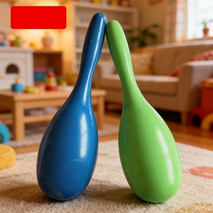 Wholesale Kid Plastic Maracas Shaker Hand Rattle Percussion <b>Musical</b> <b>Instrument</b> Educational Toy for Listen Training Toy - Product Image 6