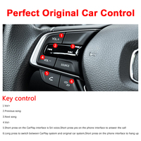Rhythm Android Mirroring CarPlay decodificador inalámbrico CarPlay adaptador OEM Radio actualización para Honda Accord LX EX 2018-2020 híbrido
