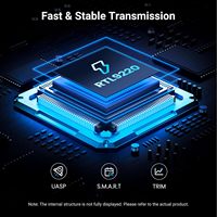 UGREEN 20Gbps kandang M.2 NVMe SATA SSD, kompatibel dengan 10Gbps USB C eksternal M.2. USB 3.2 Gen2 mendukung UASP Trim