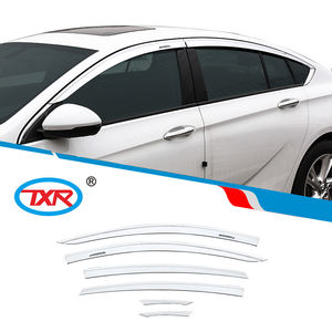 แผ่นเบี่ยงกระจกโครเมียมคุณภาพสูงป้องกันแสงแดดอุปกรณ์เสริมรถยนต์กระบังหน้าประตูสำหรับ Buick Regal 2017- - Product Image 5