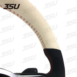 Volant en cuir pour Audi TT TTS TTRS S3 S4 S5 <span class=keywords><strong>A3</strong></span> A4 A5 A6 Pièces automobiles en fibre de carbone 2010 2011 2012 2013 2014 2015 - Product Image 5