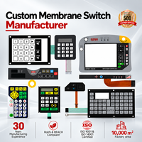 Panneau de commande à membrane personnalisé, clavier graphique, bouton de clavier pour équipement médical industriel OEM