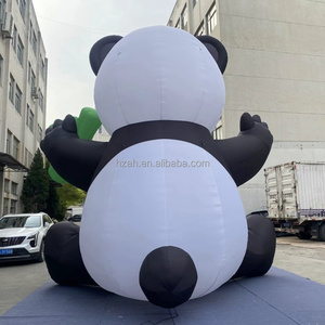Panda Gonfiabile Gigante con Bambù Personalizzato Cartone Animato Panda Cinese Gonfiabile per Pubblicità - Product Image 5