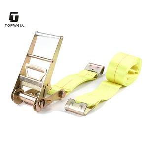 <span class=keywords><strong>สาย</strong></span>รัดแบบมีตัวล็อคสำหรับรถบรรทุก สีเหลือง ขนาด <span class=keywords><strong>2</strong></span> <span class=keywords><strong>นิ้ว</strong></span> ได้รับการรับรองมาตรฐาน CE รับน้ำหนักได้ 5000 กิโลกรัม ผลิตจากโพลีเอสเตอร์ สำหรับ<span class=keywords><strong>รัด</strong></span>สินค้า - Product Image 4