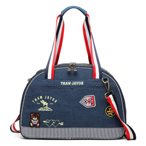 Sac de transport pour animaux de compagnie Thaw Jayor, sac bandoulière bleu, design de dessin animé, portable, pour chiens, chats, petits animaux - Product Image 1