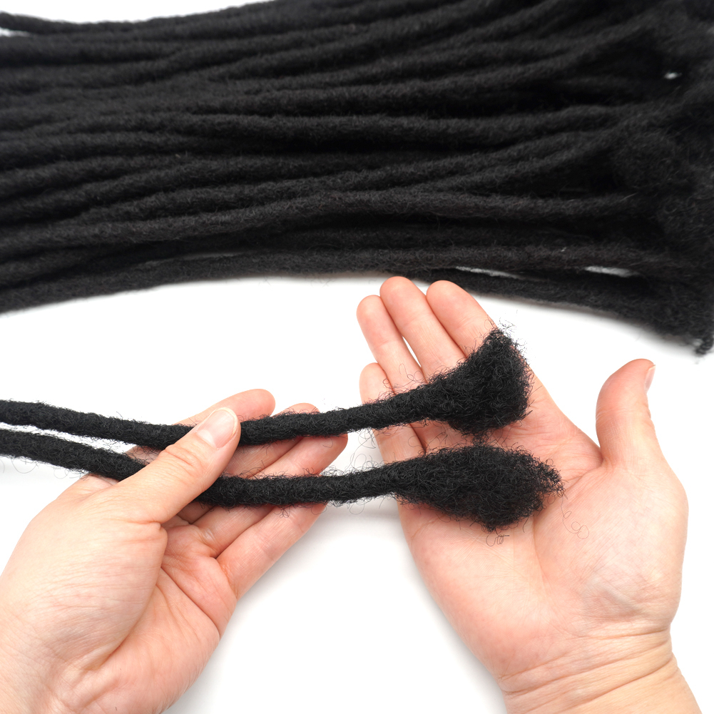 Vast Hair Professional Salon Grade Full Handmade Remy Brazilian Human Hair Permanent Dreadlock Extensions Durable 1-Year Plus Lifespan thumbnail 3