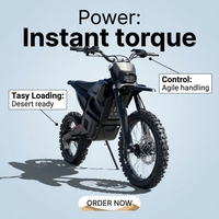Moto électrique professionnelle à haute performance, 6000W, 72V 25Ah, vitesse maximale de 75 km/h, charge utile de 200 kg, très vendue