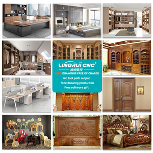 Tự động cho ăn CNC gỗ Router ATC CNC làm tổ máy cắt và khoan MDF Melamine Board đồ nội thất máy làm - Product Image 6