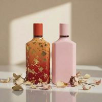 Flacon de parfum atomiseur pressurisé vide haut de gamme personnalisé 100 ml Anding Beautiful Flat