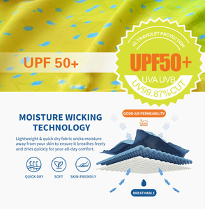 Nueva camisa de ropa de pesca personalizada sublimación Upf50 + transpirable secado rápido ligero reciclado manga larga Camisa con capucha de pesca - Product Image 2