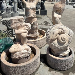 <span class=keywords><strong>Fontaine</strong></span> d'eau <span class=keywords><strong>en</strong></span> <span class=keywords><strong>pierre</strong></span> de statues de femme féminine <span class=keywords><strong>pour</strong></span> des hôtels et des étangs <span class=keywords><strong>pour</strong></span> l'usage décoratif extérieur - Product Image 2