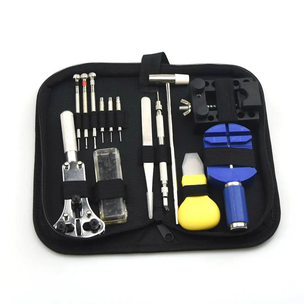 147pcs Portable Watch Repair Tools Kit Set,DIY Repair Watch Tool Kit