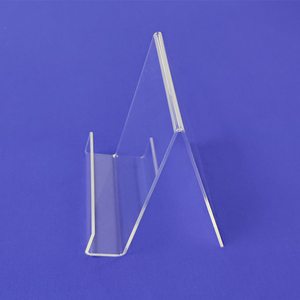 Hiện đại rõ ràng Acrylic cuốn sách đứng với gờ trong suốt chủ cho hiển thị Tạp Chí hình ảnh CDs - Product Image 4