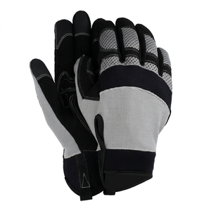 Gants de travail antidérapants en PU, bouts des doigts texturés, poignet élastique, gants de sécurité polyvalents, sans latex, sans poudre - Product Image 3